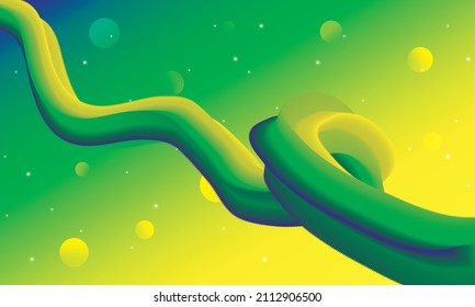 Gradiente de ondas abstractas Vector libre de fondo líquido 