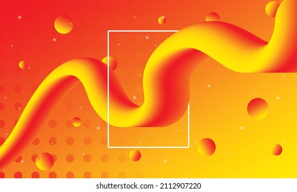 Abstract Wave Gradient Liquid Background Free Vector 
