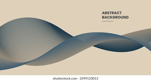 Abstract Wave Gradient Texture Background Template