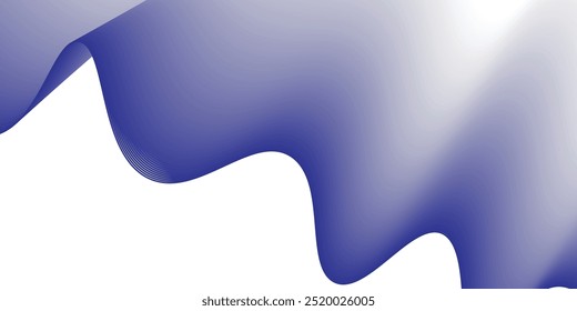 abstract wave gradient trendy background. Vector illustration