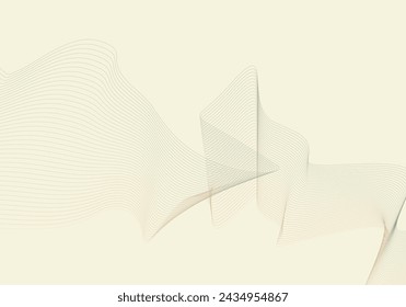 Abstract wave graphic background, template for presentation, web, and print design. Ready to use background.