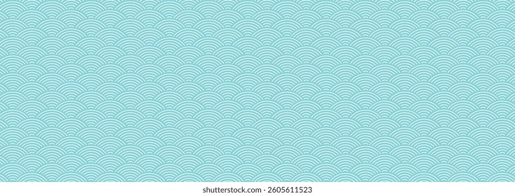 Abstract wave graphic. Japanese wave seamless pattern background. Decorative wallpaper. Oriental pattern design vector. Geometric and ornamental design. 
