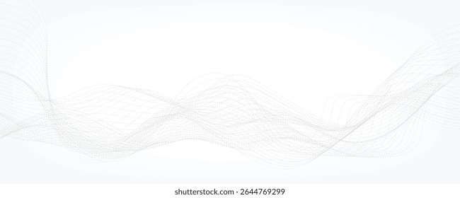 Abstract Wave of Gray Lines