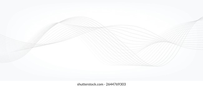 Abstract Wave of Gray Lines