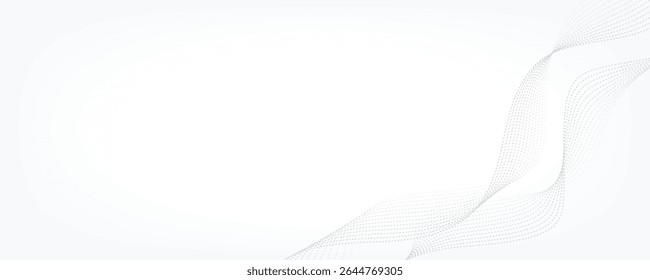 Abstract Wave of Gray Lines