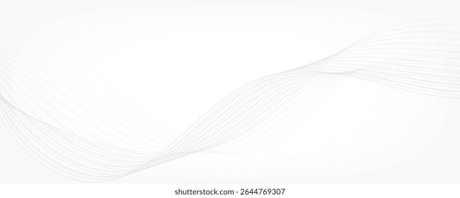 Abstract Wave of Gray Lines