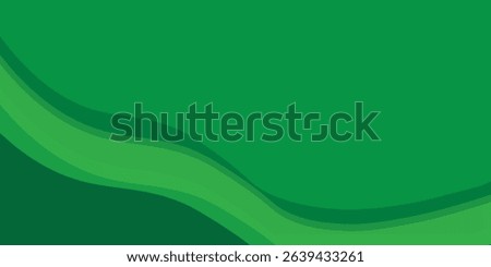 Abstract wave green tech geometric corporate design background eps 10.Vector illustration