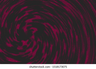 Abstract wave halftone background Vector design. Vector monochrome pattern.

