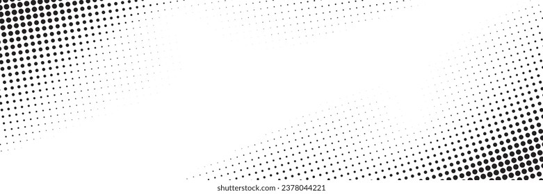 Abstract wave halftone black and white. Monochrome texture for printing on badges, posters, and business cards.