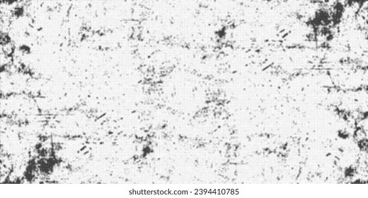 El tono medio de la ola abstracta es blanco y negro. Textura monocroma para imprimir en insignias, carteles y tarjetas de visita. Patrón vintage de puntos dispuestos al azar