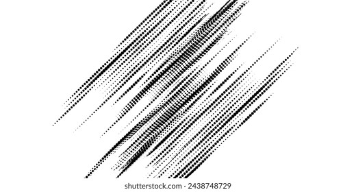 Onda abstracta en semitono blanco y negro. Textura monocromática para imprimir en insignias, carteles y tarjetas de visita.