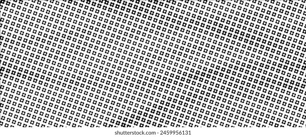 Abstract wave halftone black and white. Monochrome texture for printing on badges, posters, and business cards