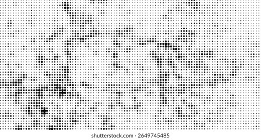 Medio tono de onda Abstractas en blanco y negro. Textura monocromática para imprimir en insignias, carteles y tarjetas de visita. eps10