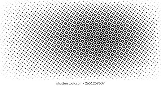 Abstrakte Welle Halbton schwarz-weiß. Monochrome Textur zum Drucken auf Abzeichen, Postern und Visitenkarten. EPS10