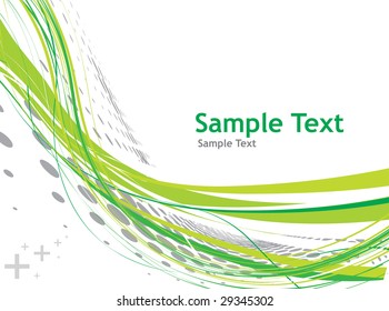 abstract wave halftone line background, vector illustration