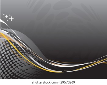 Abstract wave halftone line background for more background of this type please visit my gallery