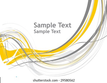 abstract wave halftone line background, vector illustration