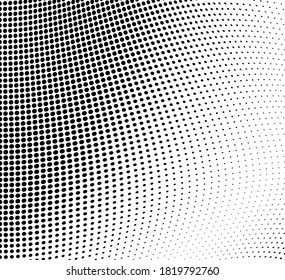 Textura sintáctica de la onda media. Los puntos negros sobre un fondo blanco. Plantilla para imprimir en tela, papel de envoltura