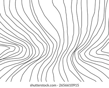 Abstract wave hand drawn line  background.eps