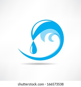 abstract wave icon