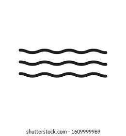 Abstract wave icon vector logo template