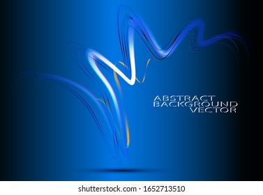 Abstract wave image background  blue