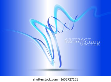 Abstract wave image background blue