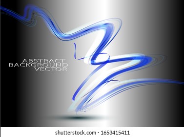 Abstract wave image background blue