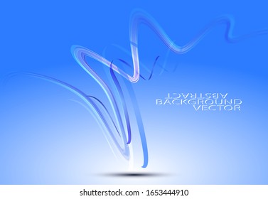 Abstract wave image background blue