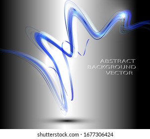 Abstract wave image background blue