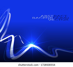 Abstract wave image background blue