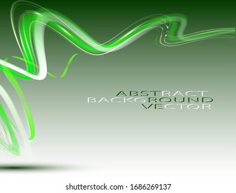 Abstract wave image background green