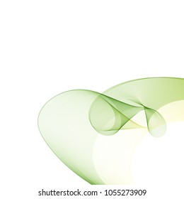 Abstract wave isolated on white background. Vector illustration EPS10