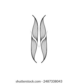Diseño de Ilustración vectorial de arte de línea de onda Abstractas. Eps 10