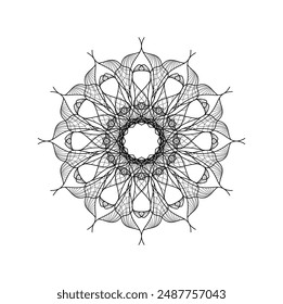 Diseño de Ilustración vectorial de arte de línea de onda Abstractas. Eps 10
