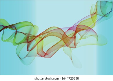 línea de onda abstracta para fondo