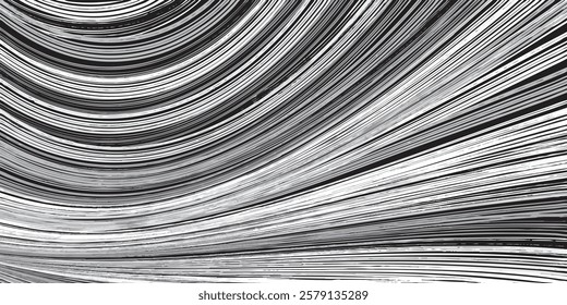 Abstract Wave Line Background with line art backdrop