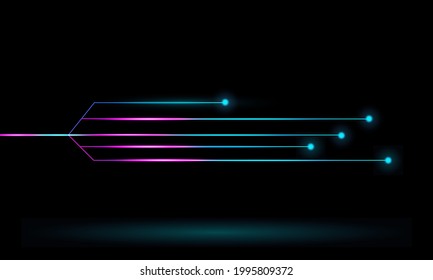 Abstract wave line background, with beautiful light effect