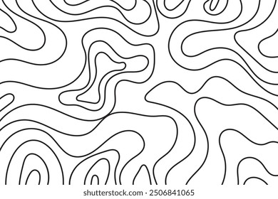 Abstract Wave Line Background Design