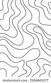 Abstraktes Wellenlinien-Hintergrunddesign