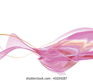 abstract wave line background with space of your text, vector illustration