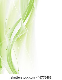 abstract wave line background with space of your text, vector illustration, No mesh in this Vector