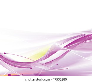 abstract wave line background with space of your text, vector illustration, No mesh in this Vector