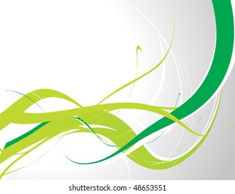 abstract wave line background with space of your text, vector illustration