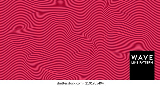Abstract Wave Line Background Texture