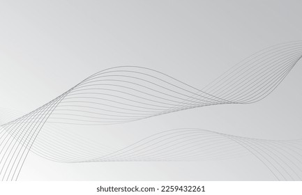 Abstract wave line background. Vector illustration