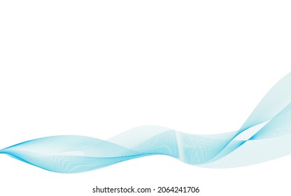 Abstract Wave line colorful Vector background 