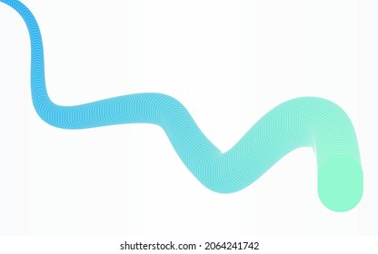 Abstract Wave line colorful Vector background 