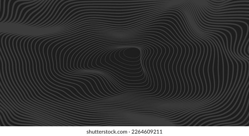 abstract wave line contour background vector