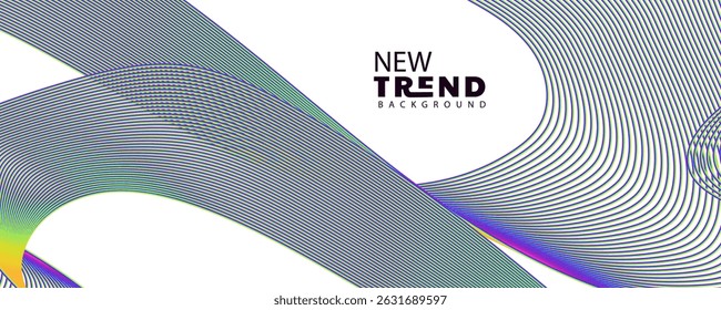 abstract wave line design background, Abstract, smooth, transparent, blue, wave design element. gradient color wave. Wave of blue movement curve of a smoky flow